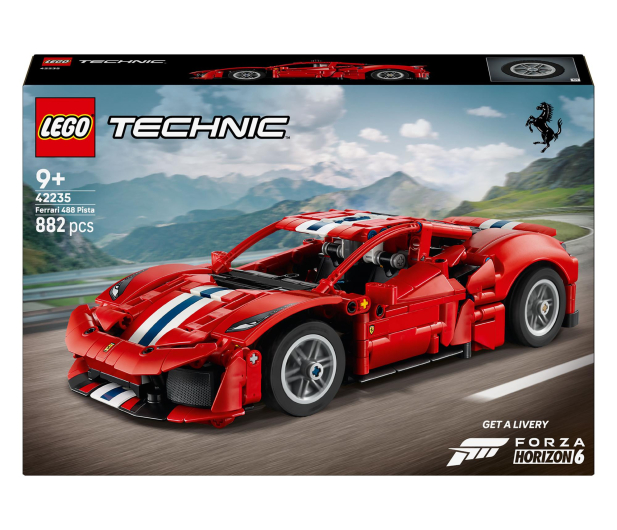 LEGO TECHNIC Samochód Ferrari 488 Pista 42235 Samochód Ferrari 48 - 1547397 - zdjęcie